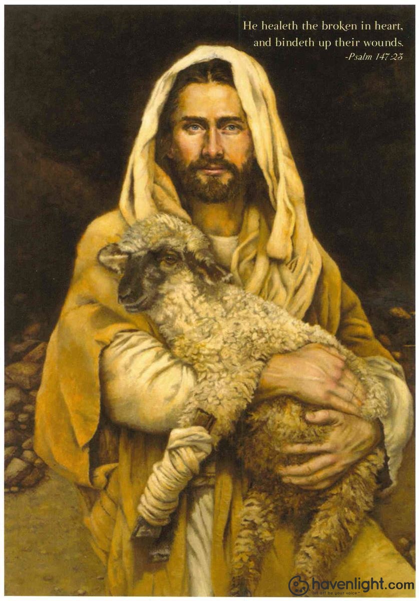 Finding Peace Through Art - Bind Up The Broken Hearted Open Edition Print / 5 X 7 Only